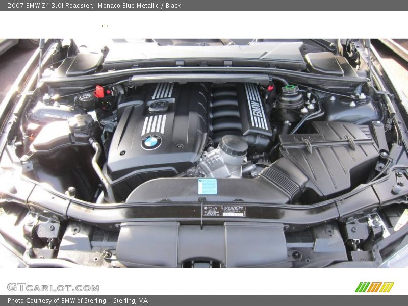 Monaco Blue Metallic / Black 2007 BMW Z4 3.0i Roadster