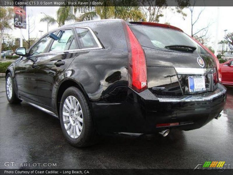 Black Raven / Ebony 2010 Cadillac CTS 3.0 Sport Wagon