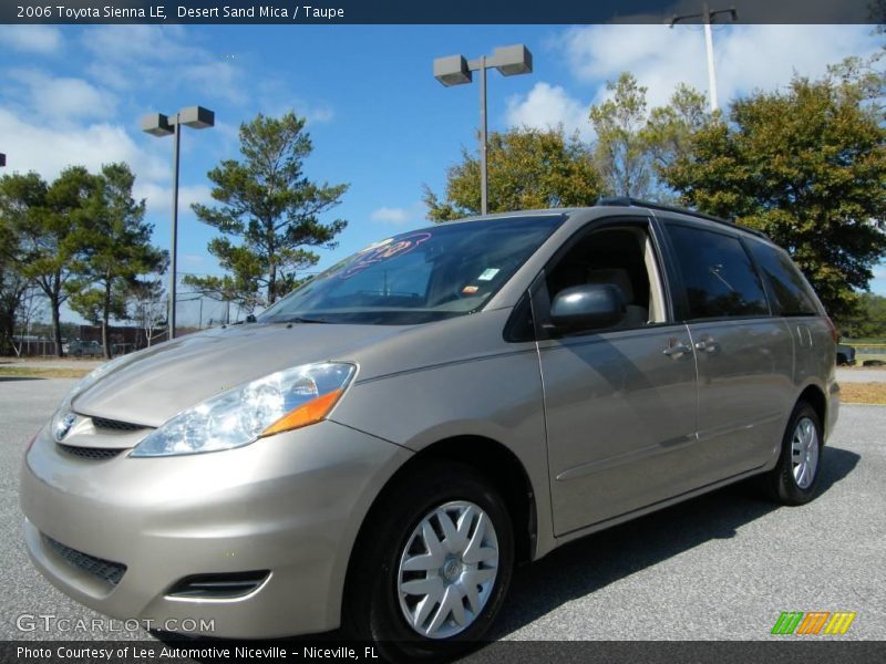 Desert Sand Mica / Taupe 2006 Toyota Sienna LE