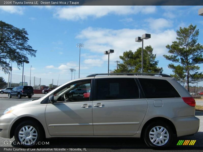 Desert Sand Mica / Taupe 2006 Toyota Sienna LE