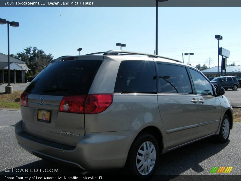 Desert Sand Mica / Taupe 2006 Toyota Sienna LE