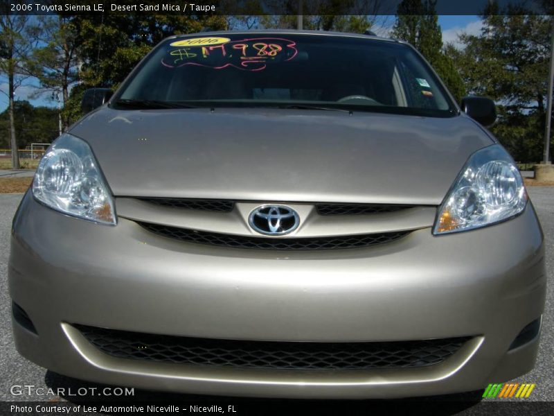 Desert Sand Mica / Taupe 2006 Toyota Sienna LE