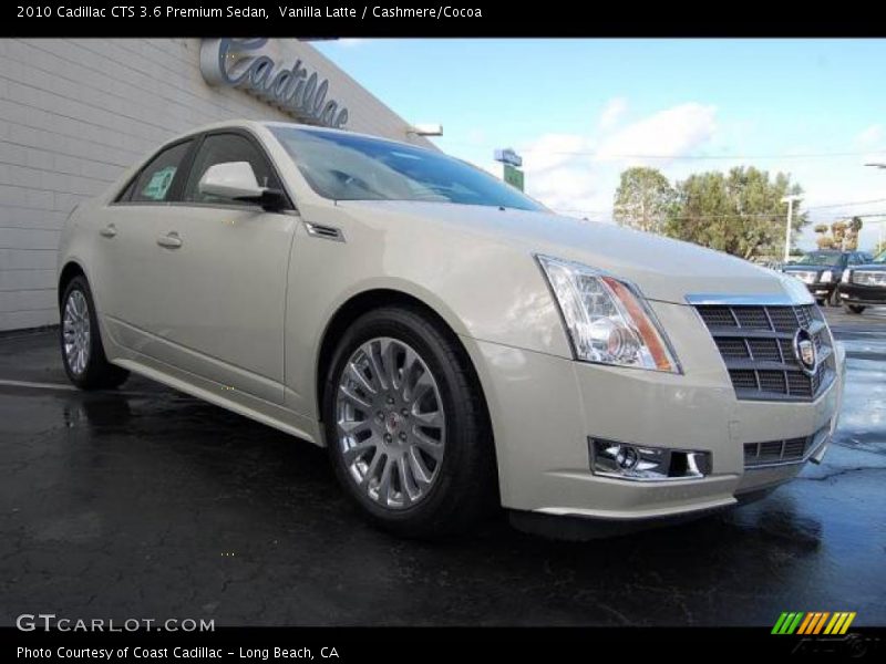 Vanilla Latte / Cashmere/Cocoa 2010 Cadillac CTS 3.6 Premium Sedan