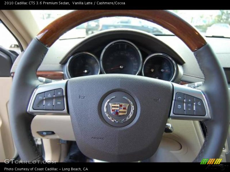 Vanilla Latte / Cashmere/Cocoa 2010 Cadillac CTS 3.6 Premium Sedan