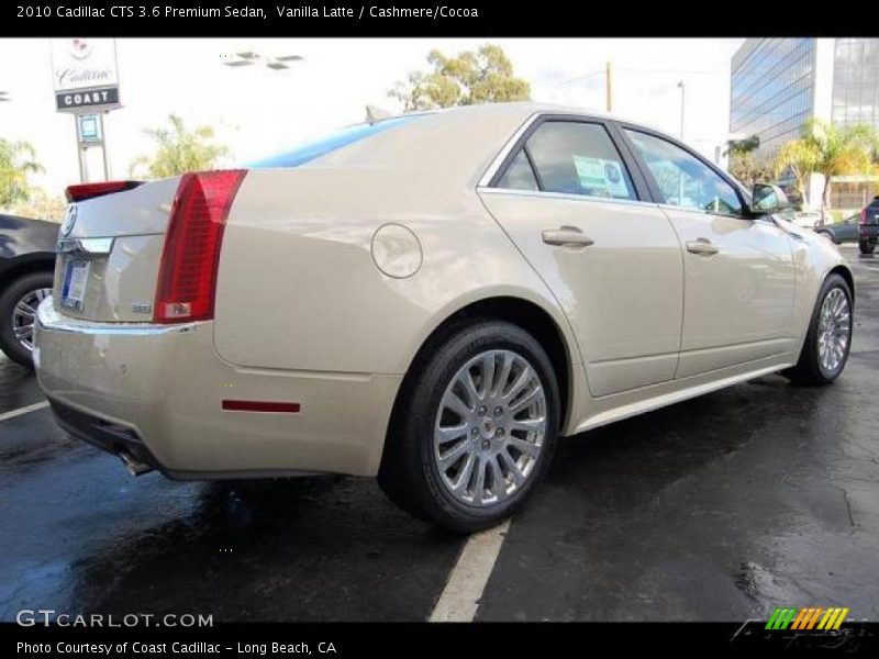 Vanilla Latte / Cashmere/Cocoa 2010 Cadillac CTS 3.6 Premium Sedan