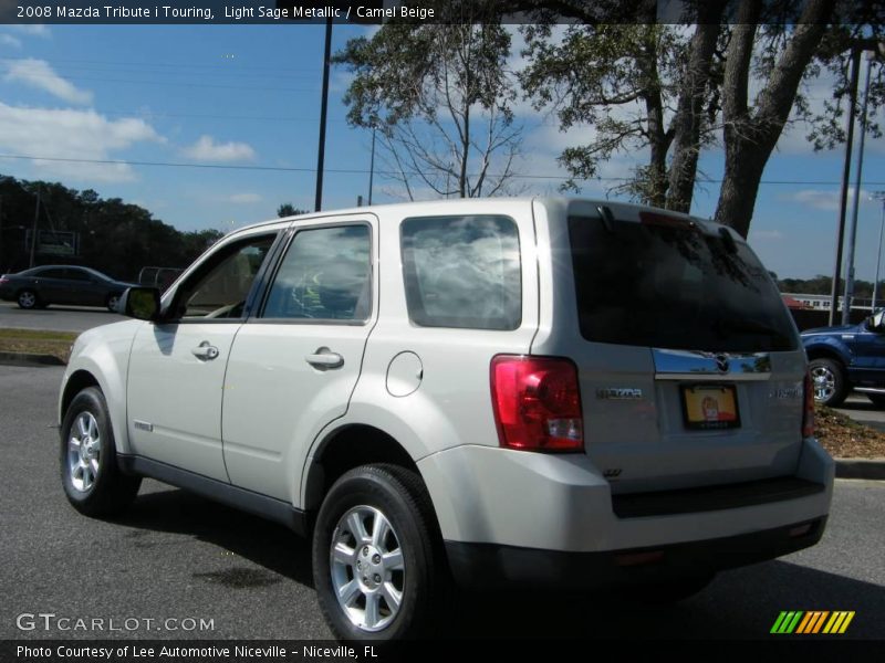 Light Sage Metallic / Camel Beige 2008 Mazda Tribute i Touring