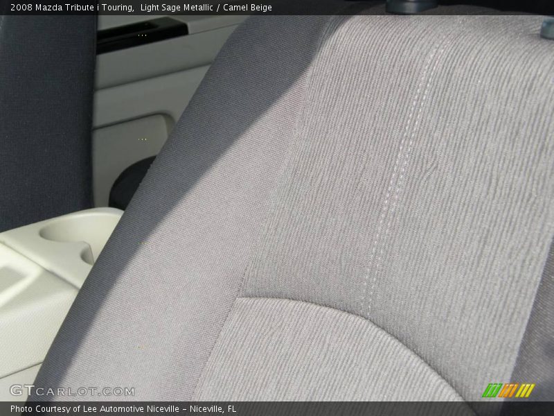 Light Sage Metallic / Camel Beige 2008 Mazda Tribute i Touring