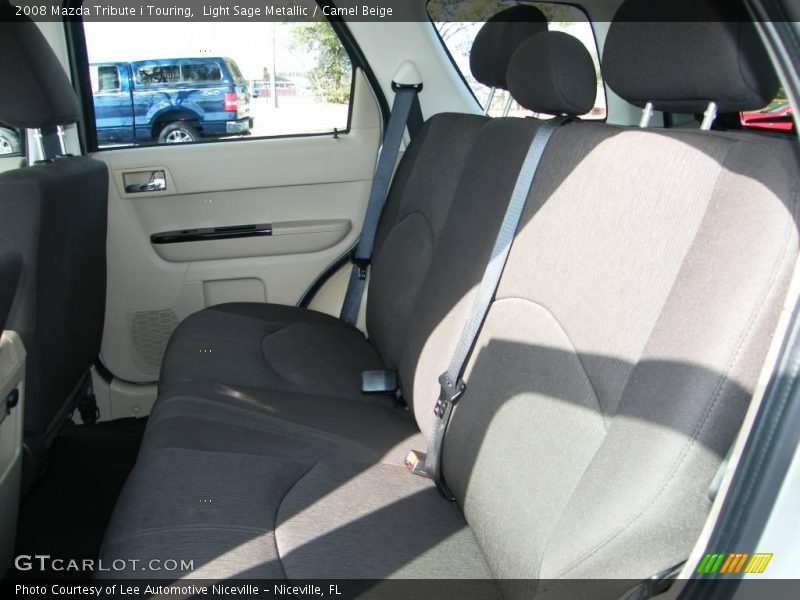 Light Sage Metallic / Camel Beige 2008 Mazda Tribute i Touring