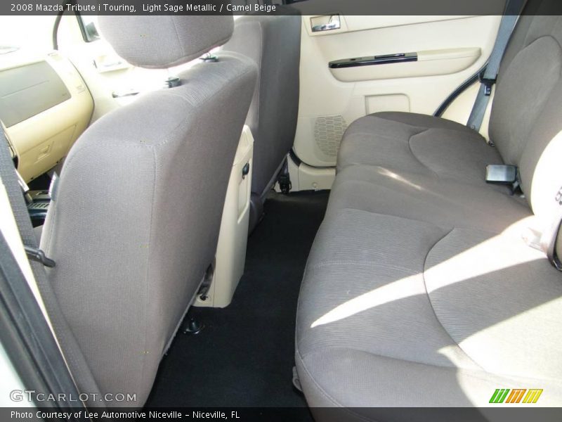 Light Sage Metallic / Camel Beige 2008 Mazda Tribute i Touring