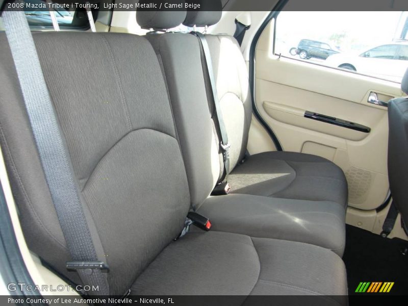 Light Sage Metallic / Camel Beige 2008 Mazda Tribute i Touring