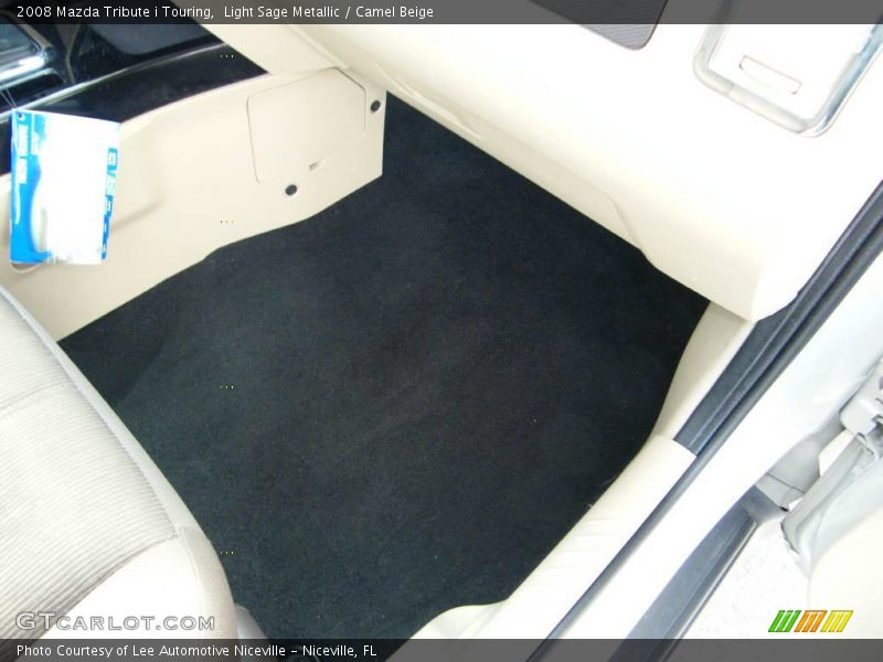 Light Sage Metallic / Camel Beige 2008 Mazda Tribute i Touring
