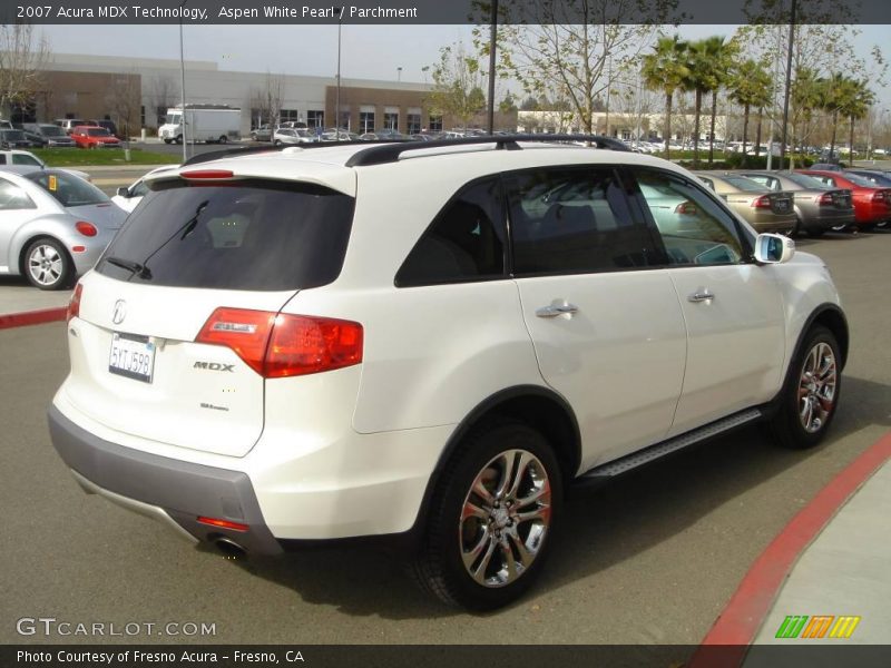 Aspen White Pearl / Parchment 2007 Acura MDX Technology