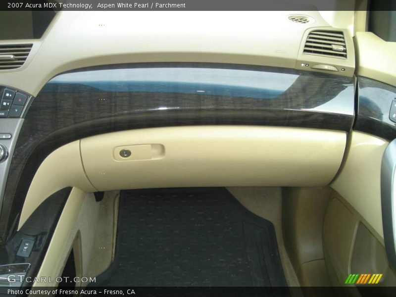Aspen White Pearl / Parchment 2007 Acura MDX Technology