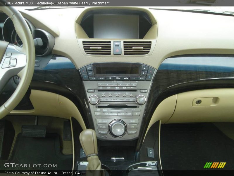 Aspen White Pearl / Parchment 2007 Acura MDX Technology