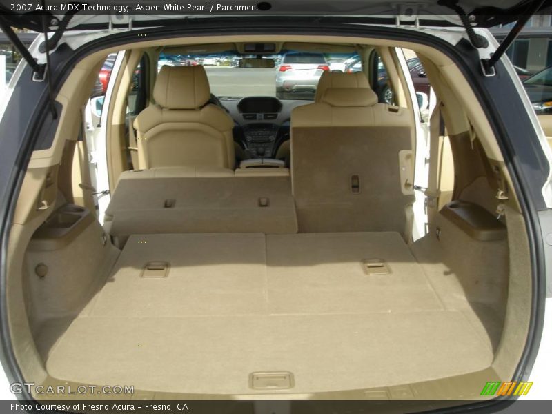 Aspen White Pearl / Parchment 2007 Acura MDX Technology