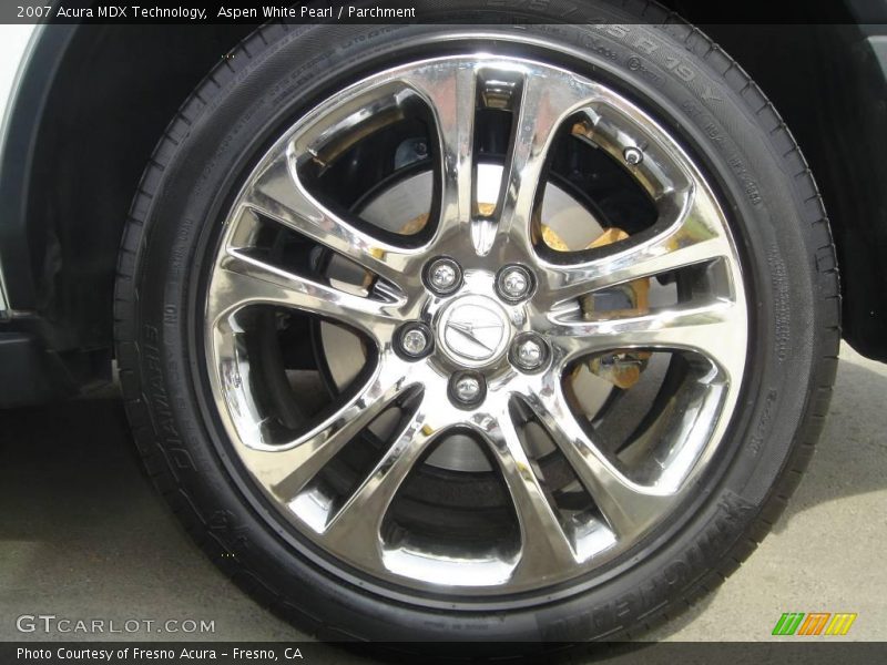 Aspen White Pearl / Parchment 2007 Acura MDX Technology