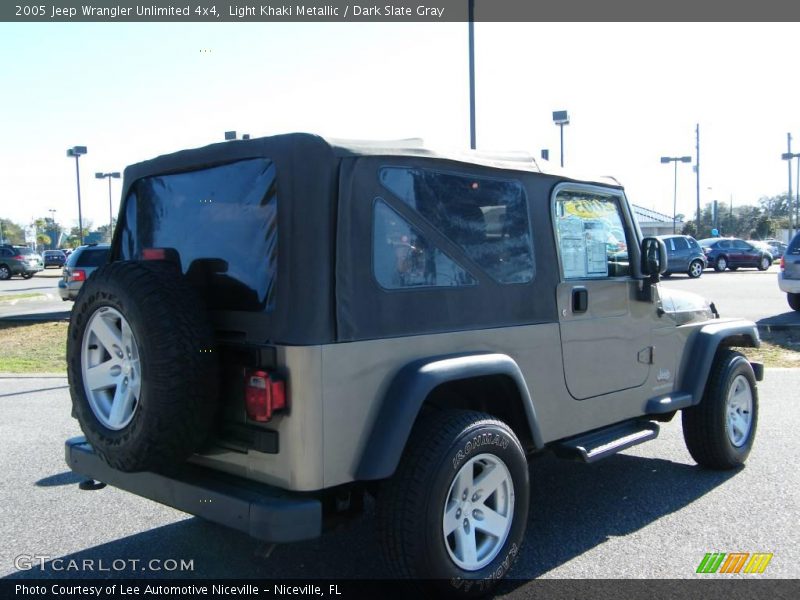 Light Khaki Metallic / Dark Slate Gray 2005 Jeep Wrangler Unlimited 4x4