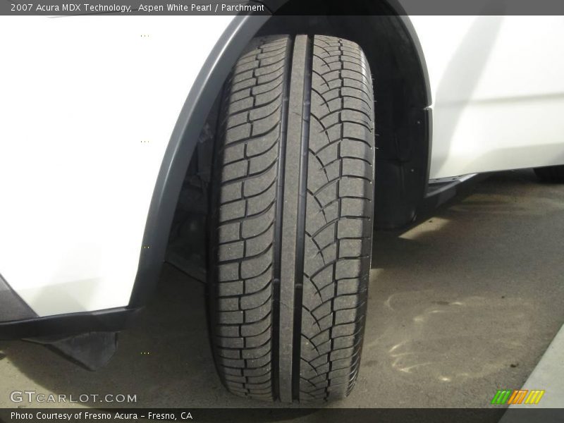 Aspen White Pearl / Parchment 2007 Acura MDX Technology