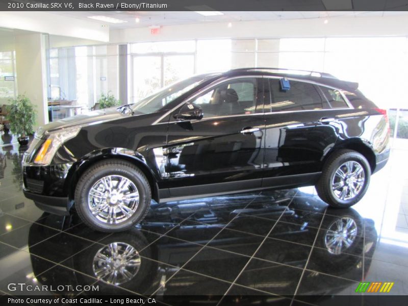 Black Raven / Ebony/Titanium 2010 Cadillac SRX V6