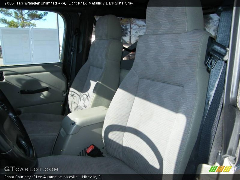Light Khaki Metallic / Dark Slate Gray 2005 Jeep Wrangler Unlimited 4x4