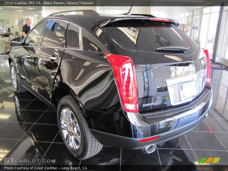 Black Raven / Ebony/Titanium 2010 Cadillac SRX V6