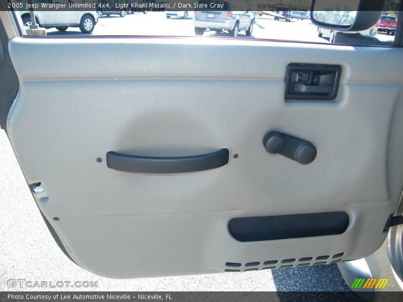 Light Khaki Metallic / Dark Slate Gray 2005 Jeep Wrangler Unlimited 4x4