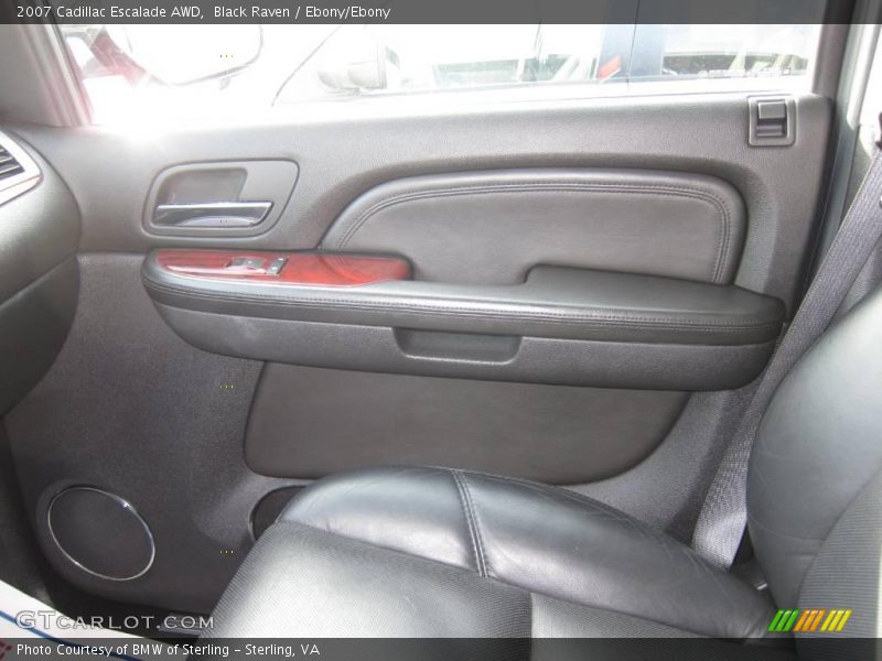 Black Raven / Ebony/Ebony 2007 Cadillac Escalade AWD