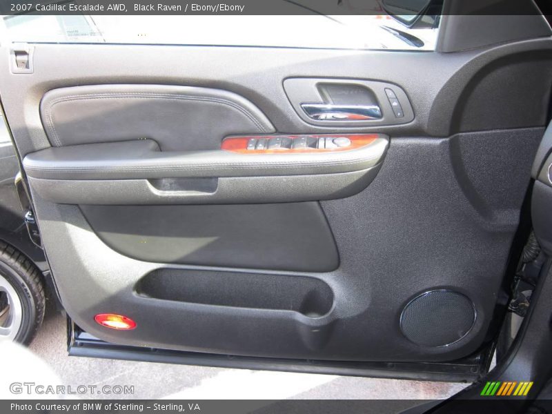 Black Raven / Ebony/Ebony 2007 Cadillac Escalade AWD