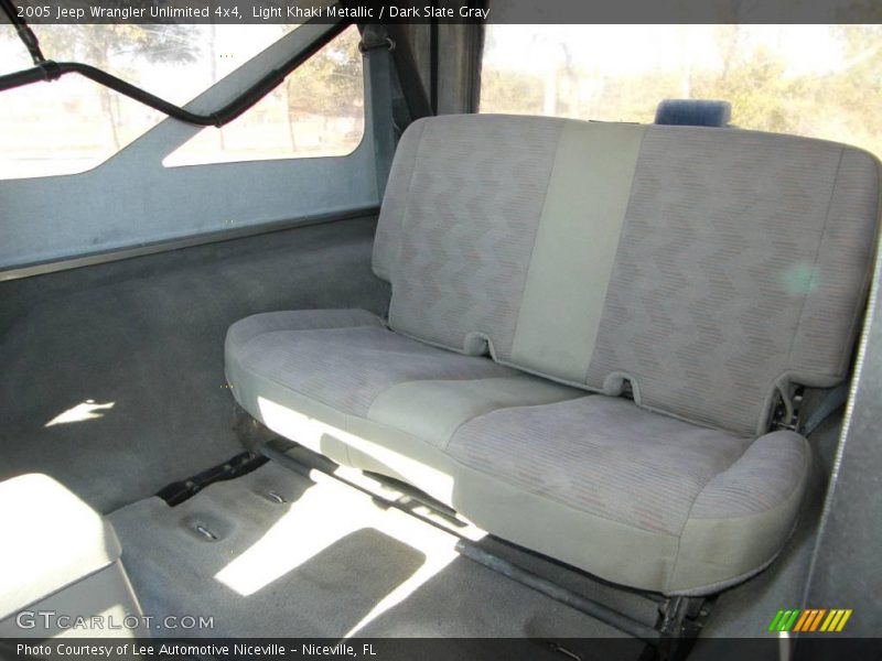 Light Khaki Metallic / Dark Slate Gray 2005 Jeep Wrangler Unlimited 4x4