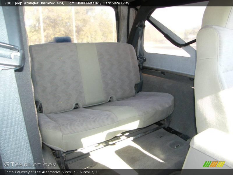 Light Khaki Metallic / Dark Slate Gray 2005 Jeep Wrangler Unlimited 4x4
