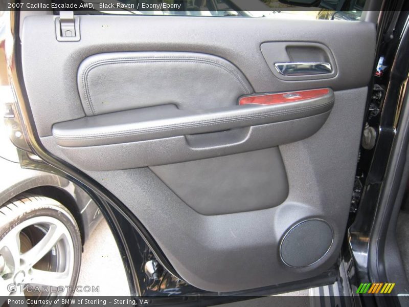 Black Raven / Ebony/Ebony 2007 Cadillac Escalade AWD