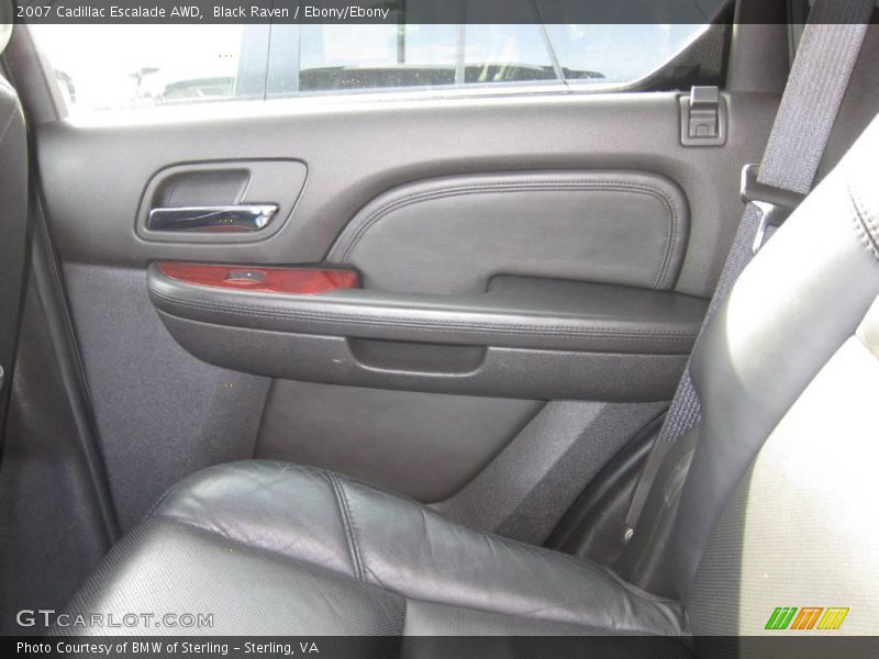 Black Raven / Ebony/Ebony 2007 Cadillac Escalade AWD