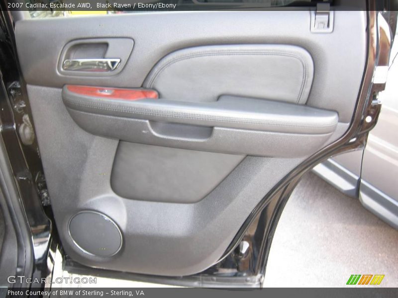 Black Raven / Ebony/Ebony 2007 Cadillac Escalade AWD