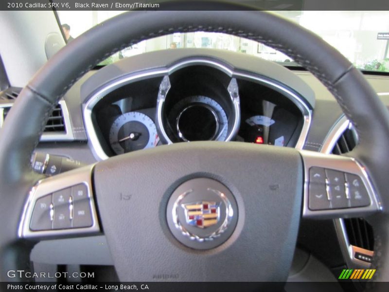 Black Raven / Ebony/Titanium 2010 Cadillac SRX V6