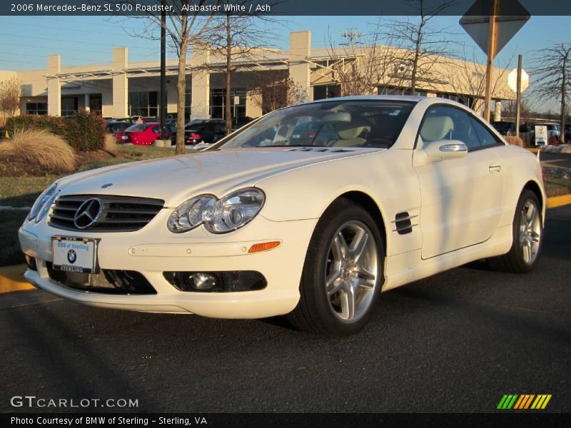 Alabaster White / Ash 2006 Mercedes-Benz SL 500 Roadster