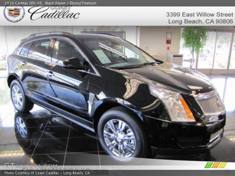 Black Raven / Ebony/Titanium 2010 Cadillac SRX V6