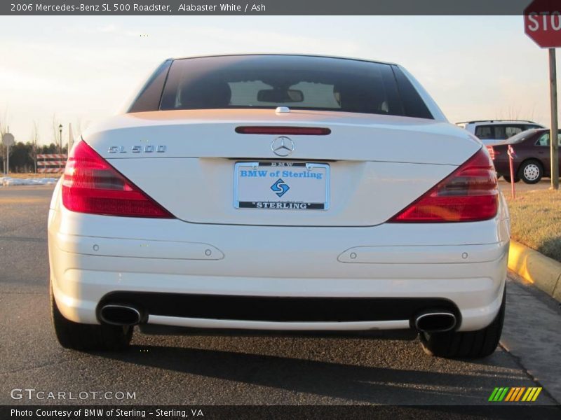 Alabaster White / Ash 2006 Mercedes-Benz SL 500 Roadster