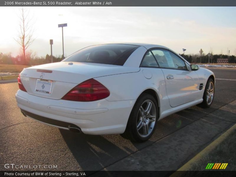 Alabaster White / Ash 2006 Mercedes-Benz SL 500 Roadster