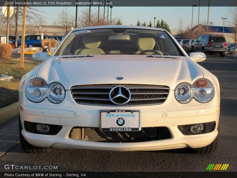 Alabaster White / Ash 2006 Mercedes-Benz SL 500 Roadster