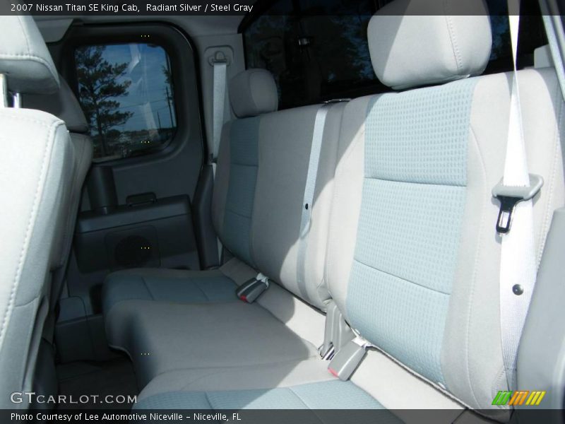 Radiant Silver / Steel Gray 2007 Nissan Titan SE King Cab