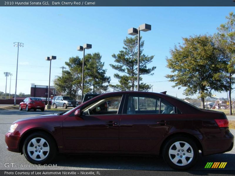 Dark Cherry Red / Camel 2010 Hyundai Sonata GLS