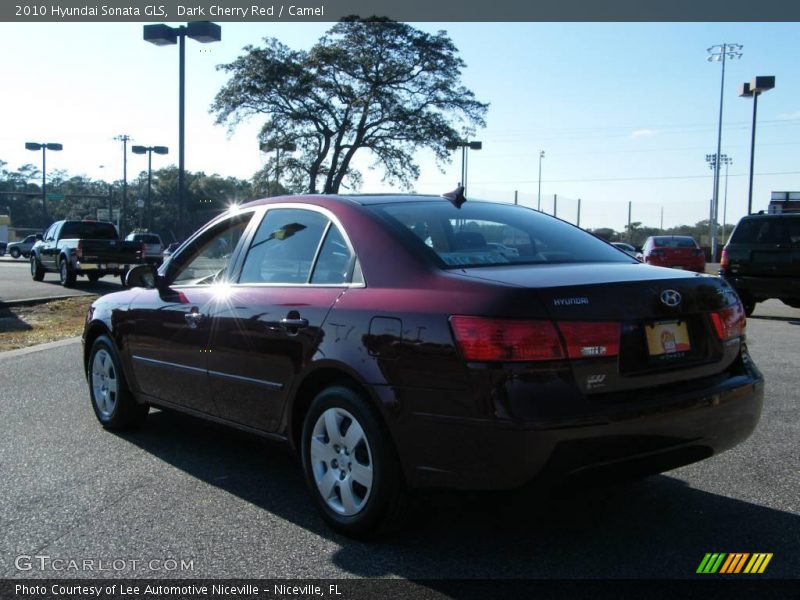Dark Cherry Red / Camel 2010 Hyundai Sonata GLS