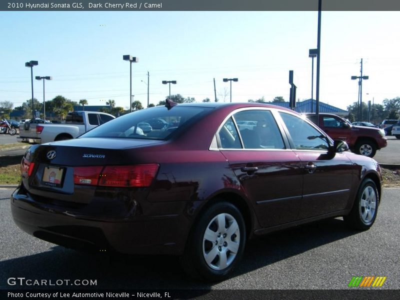 Dark Cherry Red / Camel 2010 Hyundai Sonata GLS