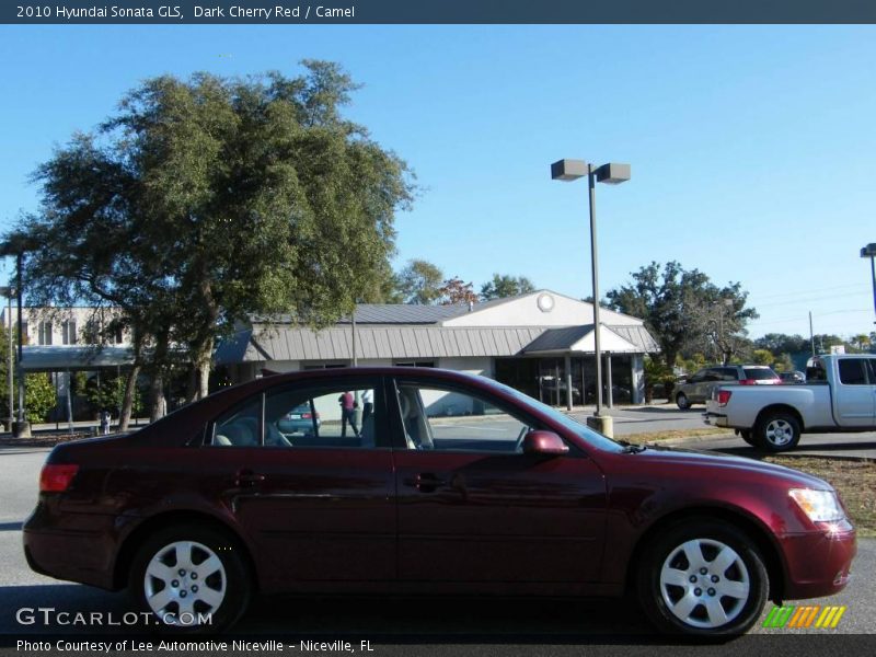 Dark Cherry Red / Camel 2010 Hyundai Sonata GLS