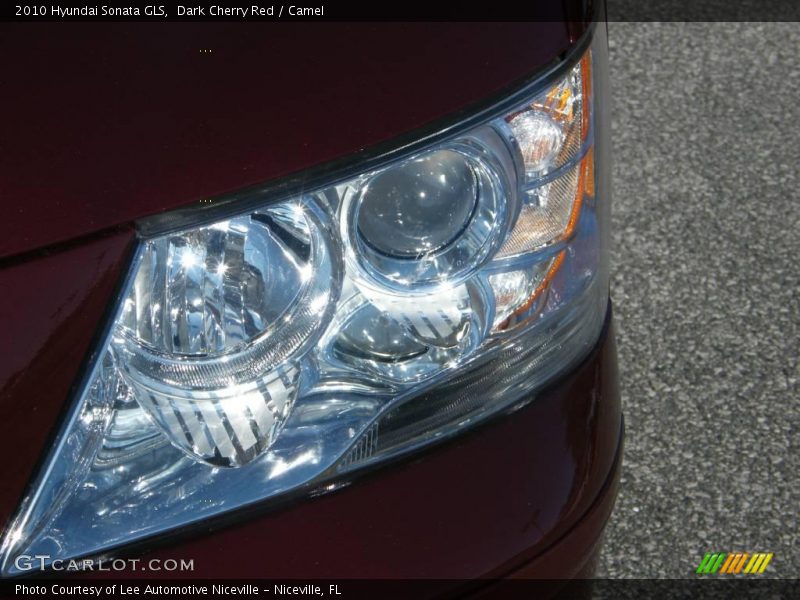 Dark Cherry Red / Camel 2010 Hyundai Sonata GLS