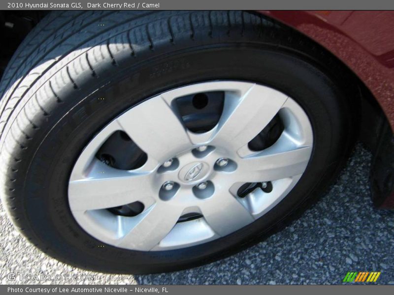 Dark Cherry Red / Camel 2010 Hyundai Sonata GLS