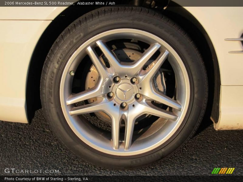 Alabaster White / Ash 2006 Mercedes-Benz SL 500 Roadster