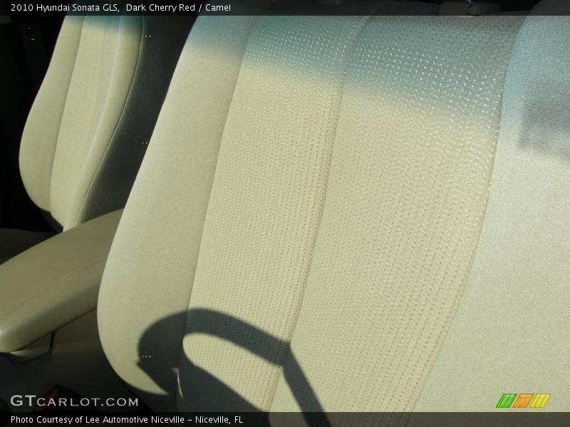 Dark Cherry Red / Camel 2010 Hyundai Sonata GLS