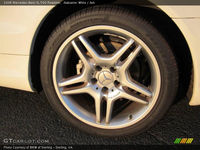 Alabaster White / Ash 2006 Mercedes-Benz SL 500 Roadster