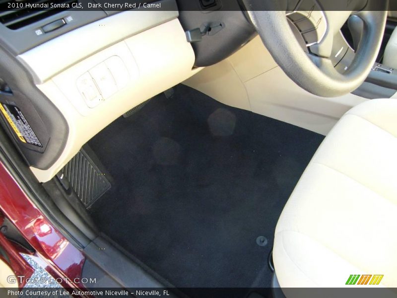 Dark Cherry Red / Camel 2010 Hyundai Sonata GLS
